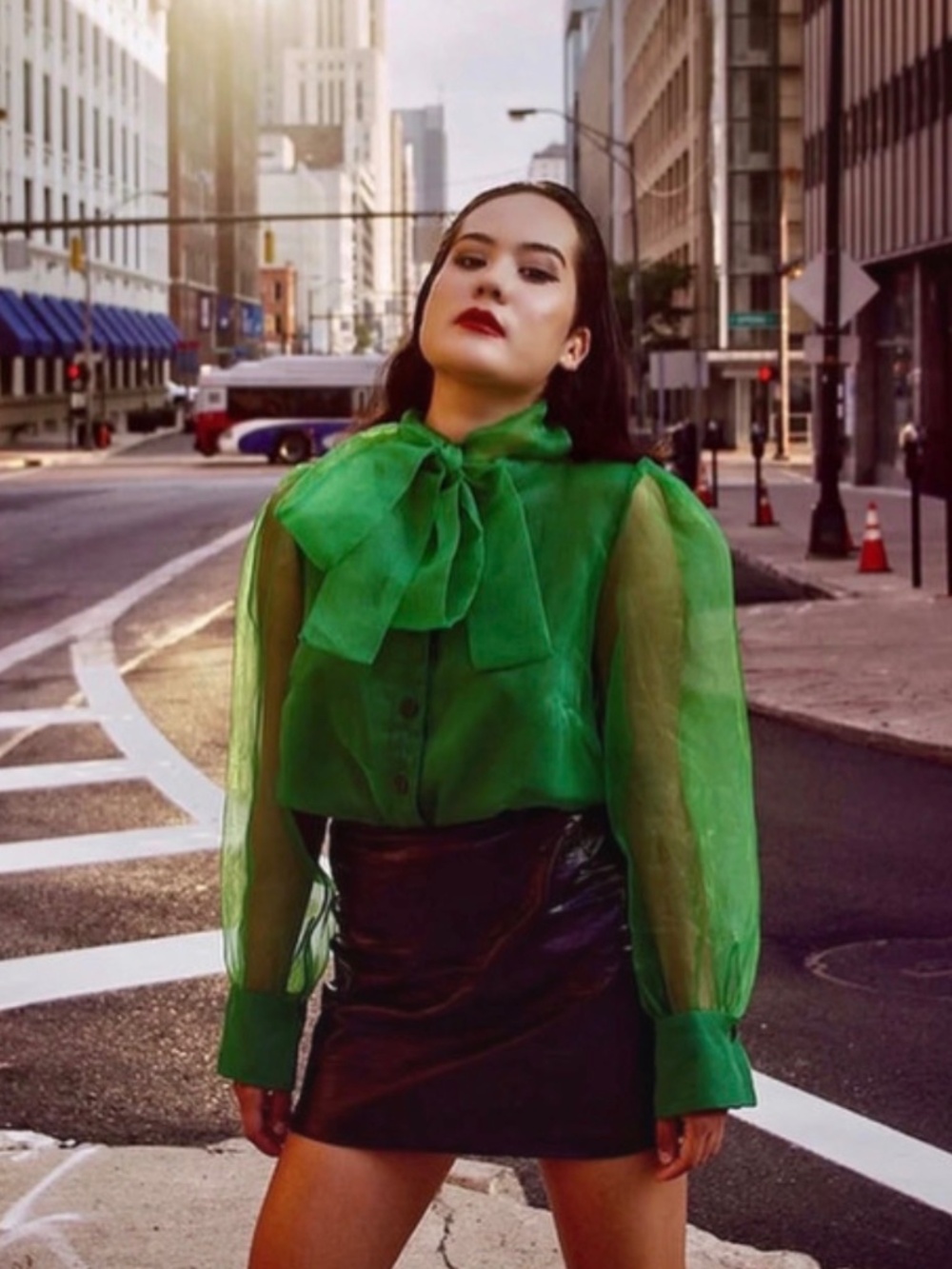 Zara Organza Blouse